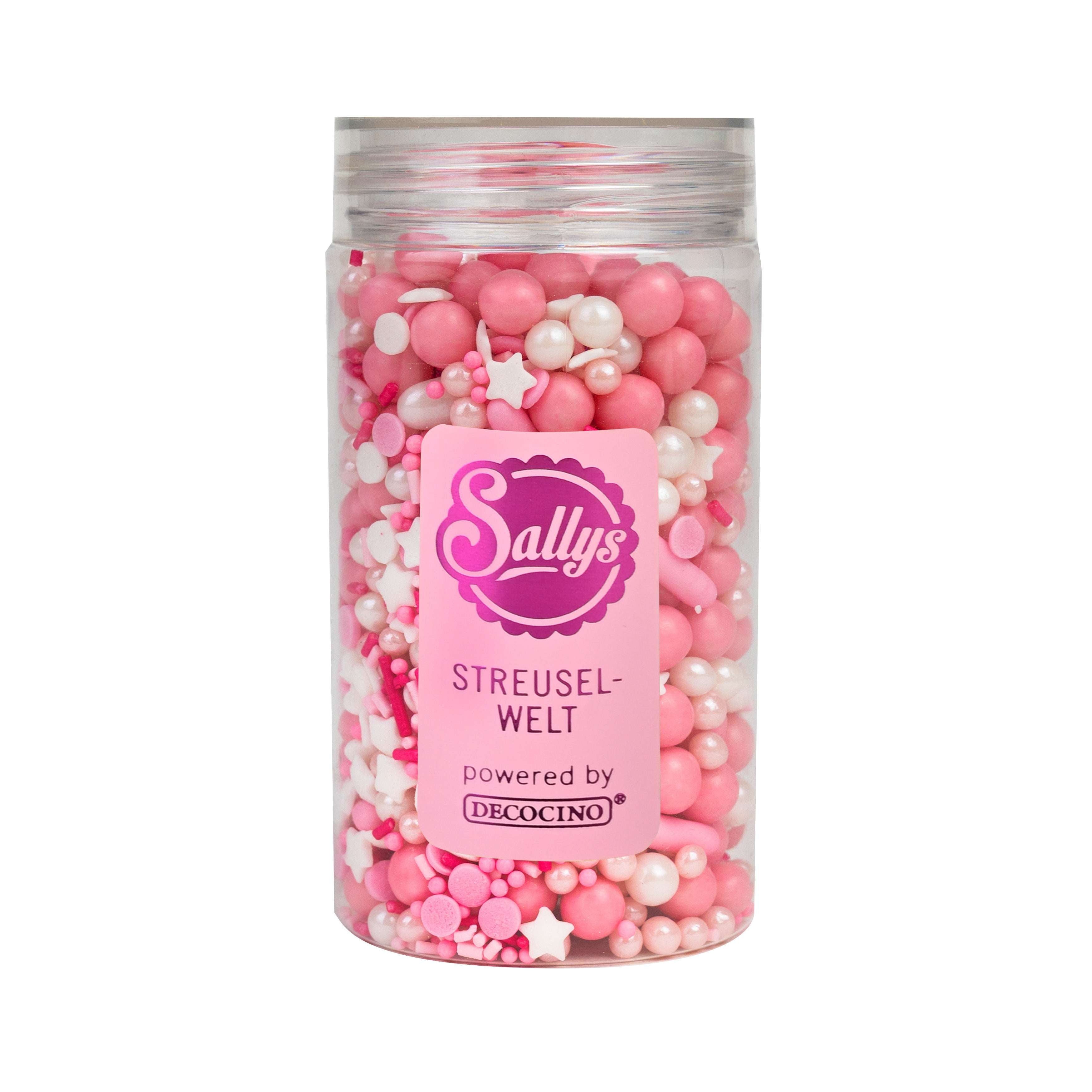 decocino-zuckerstreusel-pink-stardust-mix-by-sally-130g image 1