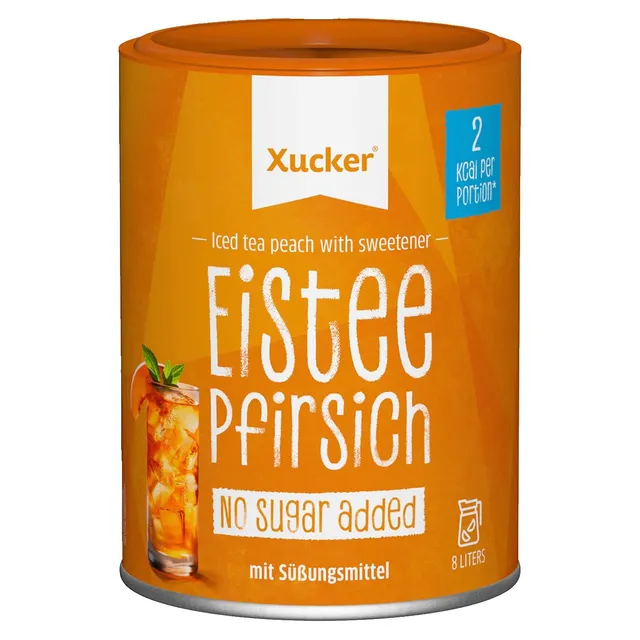 xucker-eistee-pfirsich-instant-getr-nkepulver-f-r-8-liter image 1