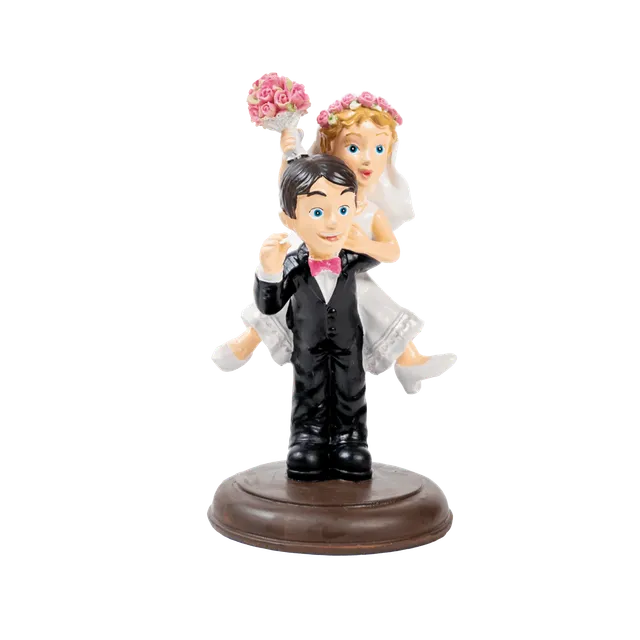 decocino-tortenfigur-brautpaar-mit-liebe-getragen-15cm-hochzeitstorten-topper image 1