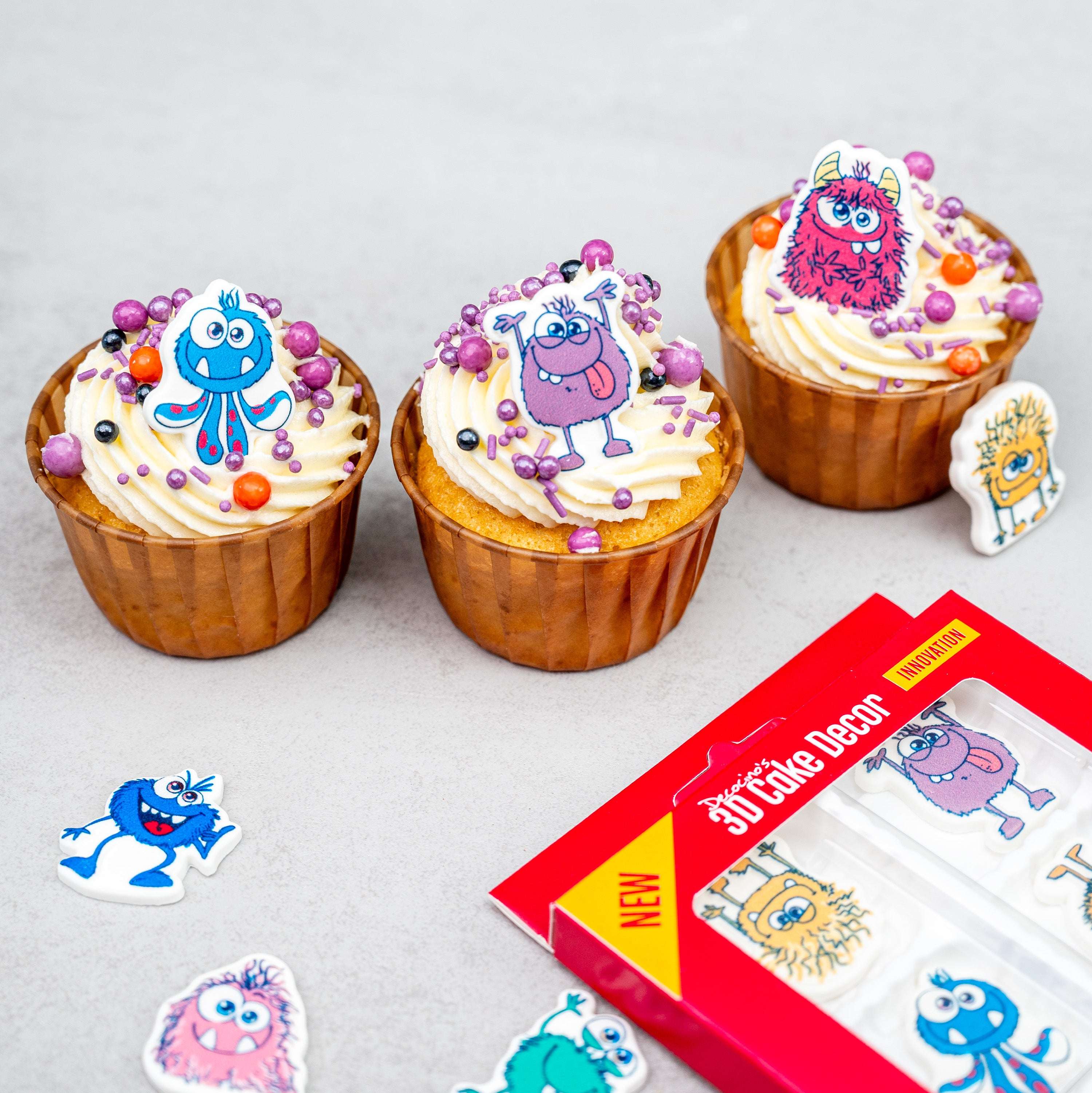 decocino-3d-cake-decor-monster-art-8-st-ck-zuckerdekor-figuren image 2