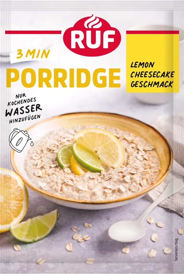 ruf-porridge-lemon-cheesecake-instant-haferporridge image 1