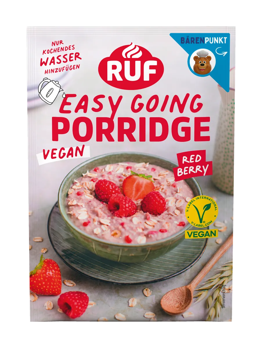 ruf-porridge-red-berry-veganes-instant-porridge image 1