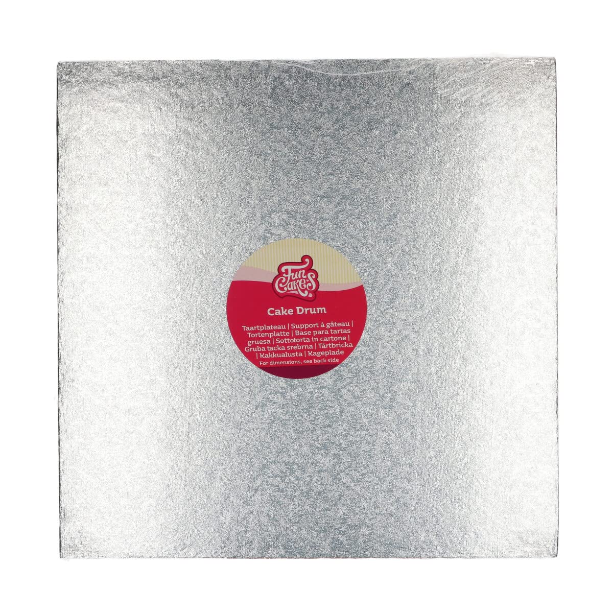 funcakes-cake-drum-square-tortenunterlage-silber-30-5-cm image 8