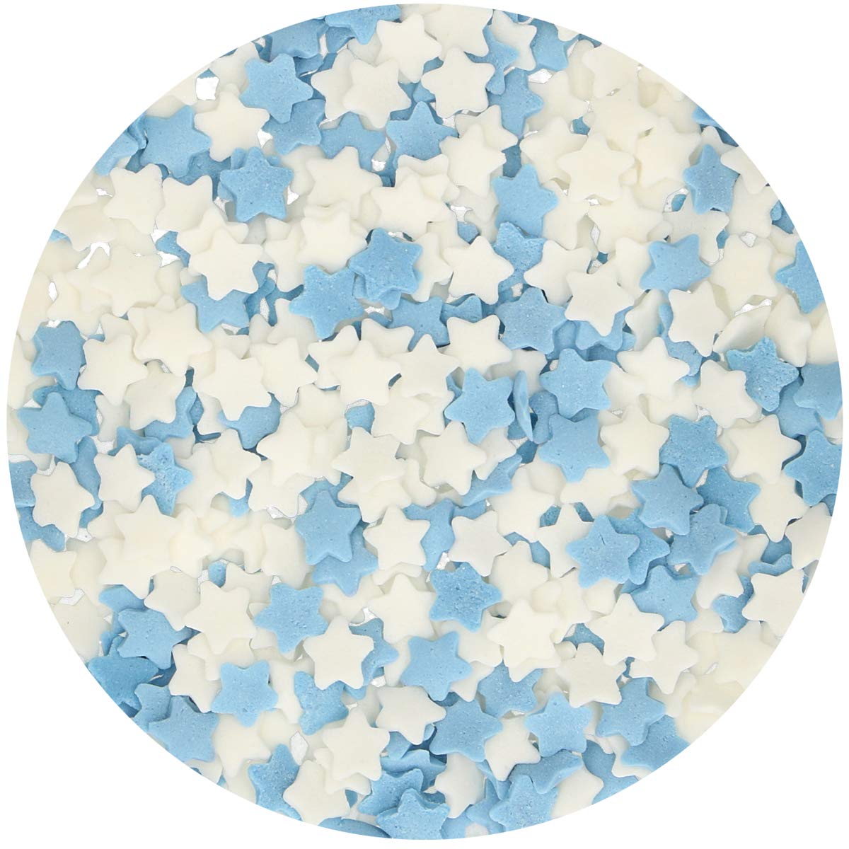 funcakes-sprinkles-stars-blue-white-zuckerstreusel-sterne-55-g image 2