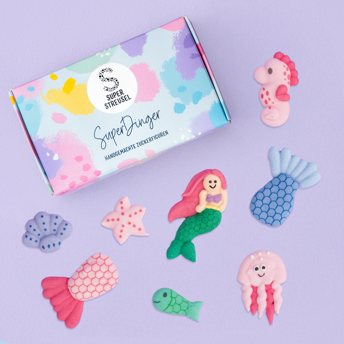 super-streusel-superdinger-flotteflosse-zuckerfiguren-meer image 1