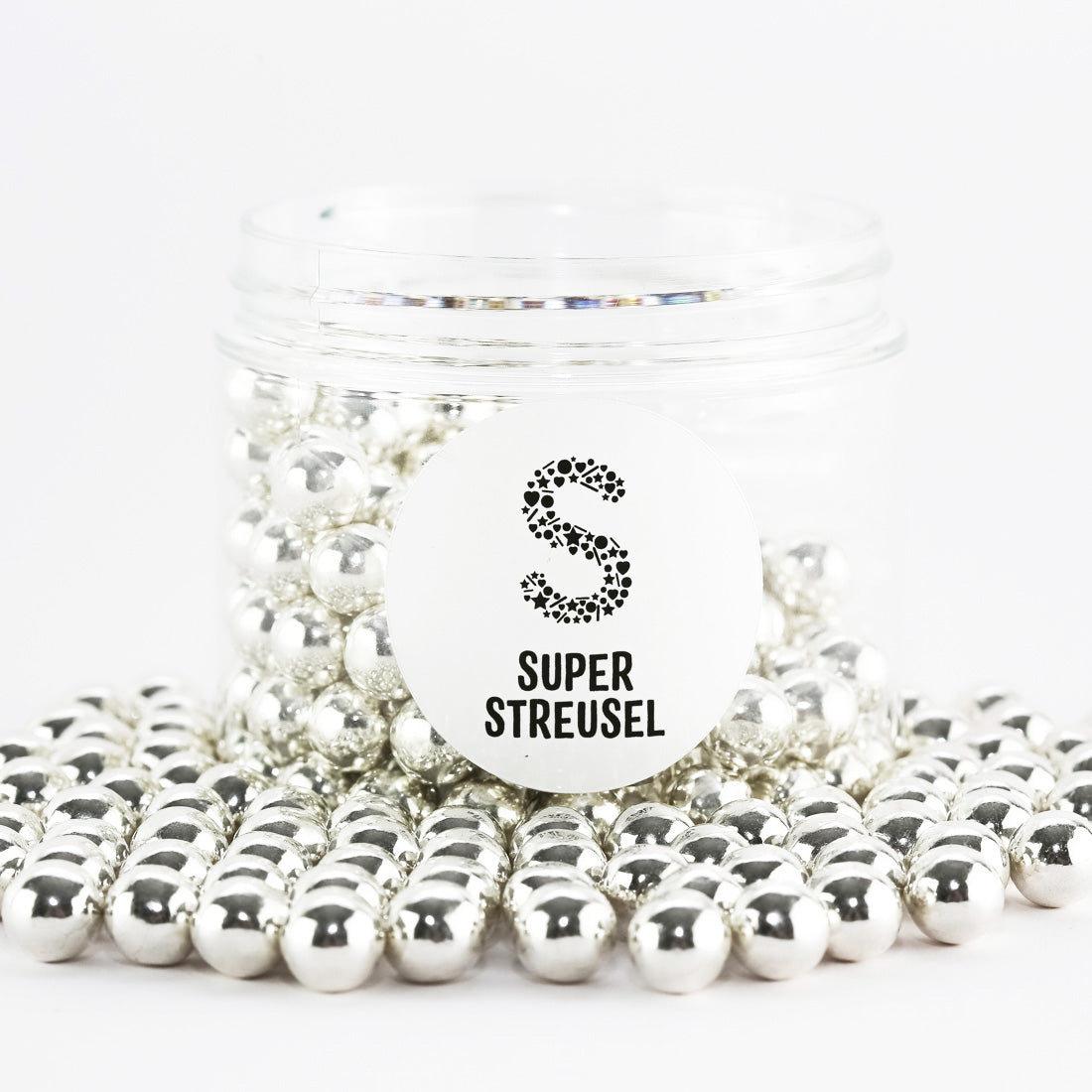 super-streusel-schokokugeln-silber-metallic-gro-e-gef-llte-schoko-deko image 2