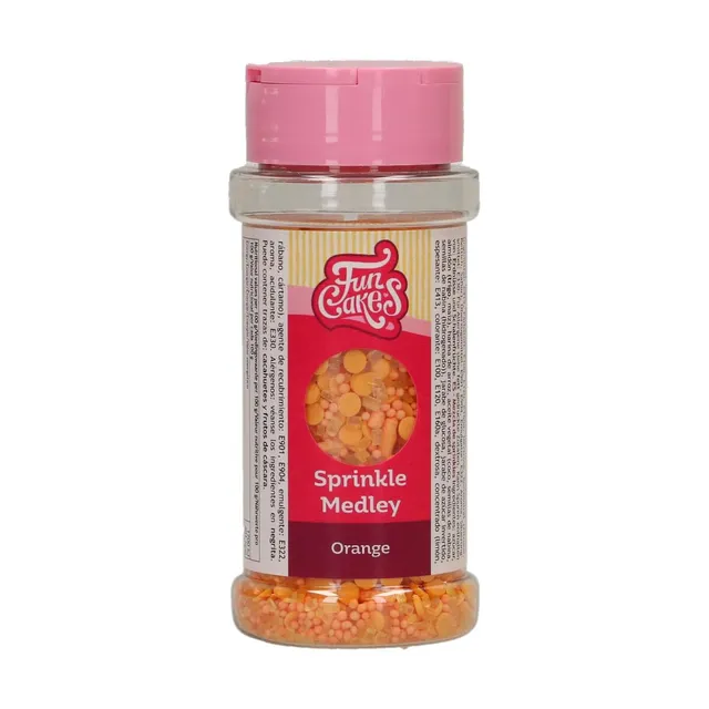 funcakes-sprinkle-medley-zuckerstreusel-orange-70-g image 1