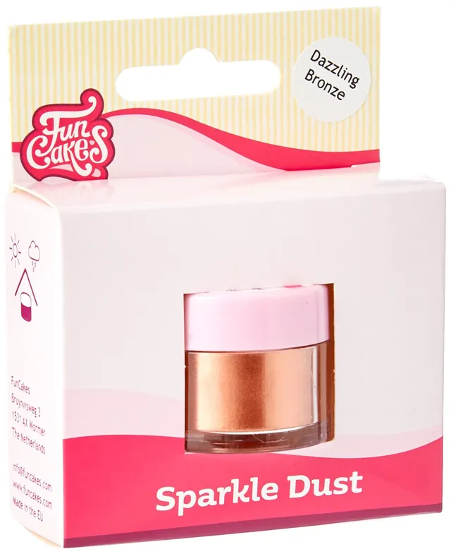 funcakes-sparkle-dust-lebensmittelfarbe-pulver-dazzling-bronze image 1