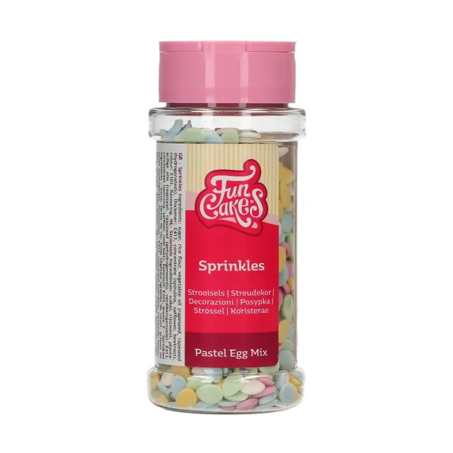funcakes-sprinkles-pastel-egg-mix-zuckerstreusel-60-g image 1