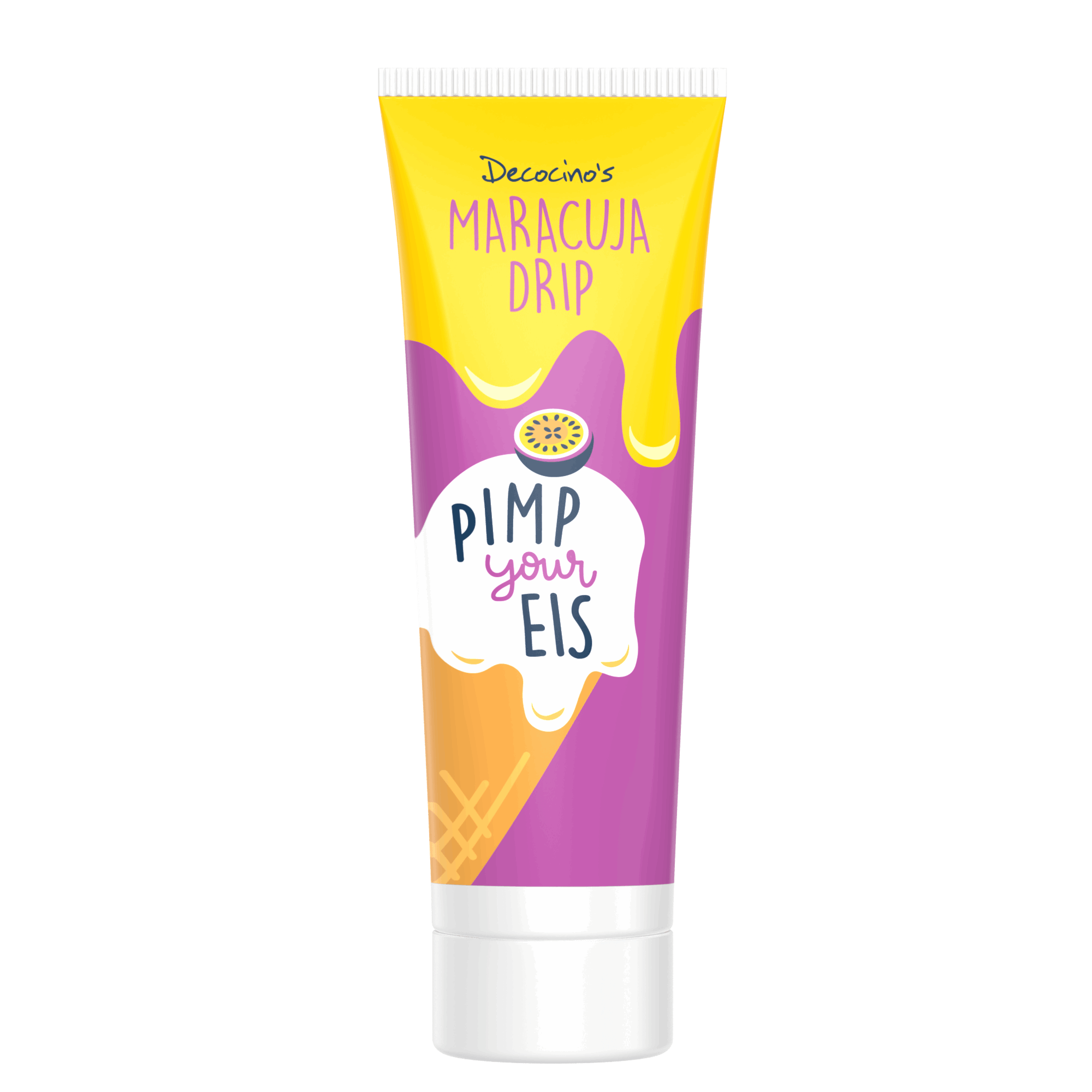 decocino-pimp-your-eis-maracuja-drip-frucht-topping-100g image 1