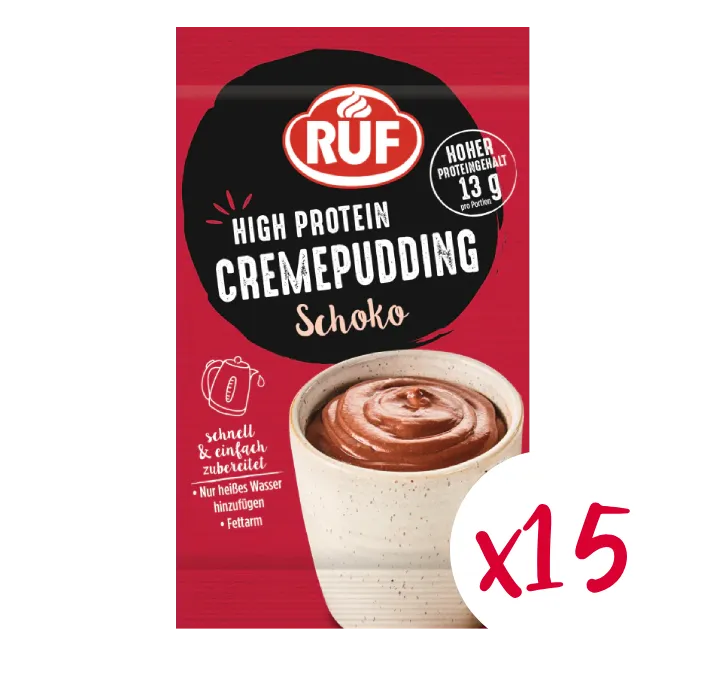 ruf-protein-pudding-schoko-set-15-st-ck-high-protein image 1