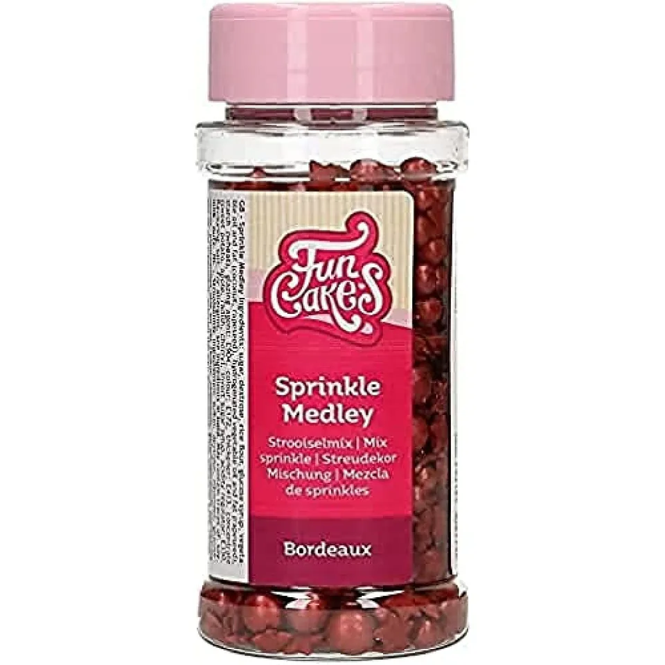 funcakes-streusel-medley-zuckerstreusel-bordeaux-50-g image 1