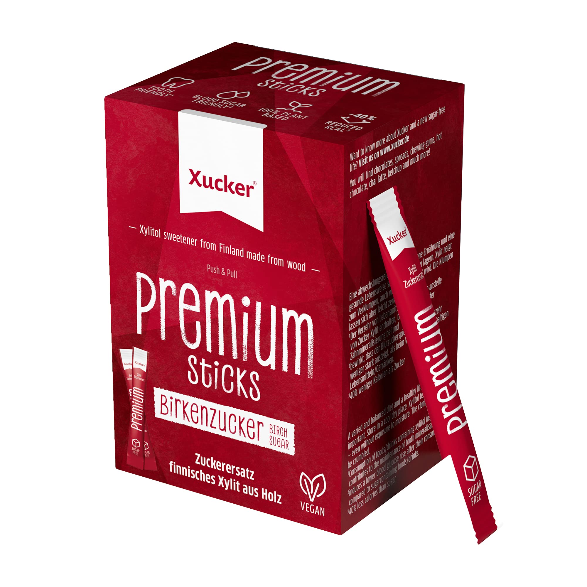 xucker-premium-sticks-mit-xylit-birkenzucker-50-x-4-g-200-g image 1