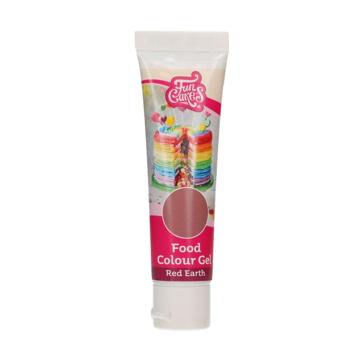 funcakes-food-colour-gel-red-earth-hochkonzentrierte-lebensmittelfarbe-30-g image 1