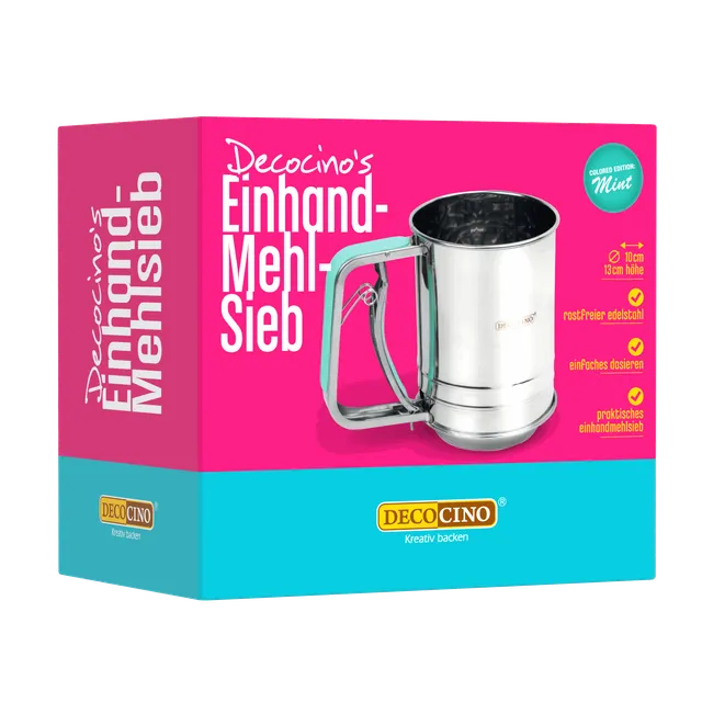 decocino-einhand-mehlsieb-bis-350g-mit-feinmasch-sieb image 1