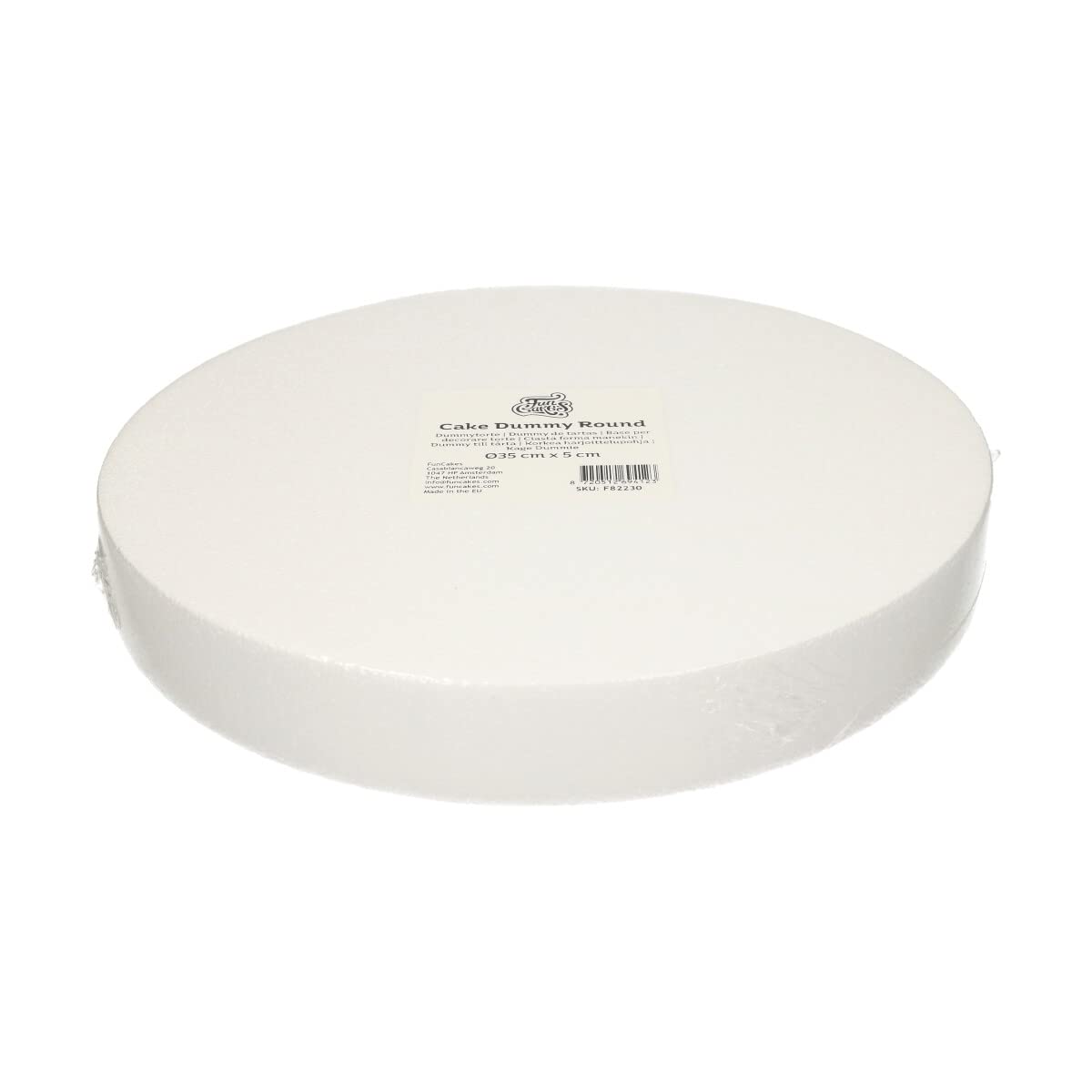 funcakes-cake-dummy-rund-styropor-torte-35-x-5-cm image 1