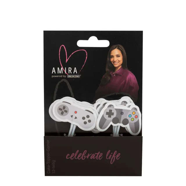 decocino-cake-topper-gaming-12-teilig-by-amira image 1