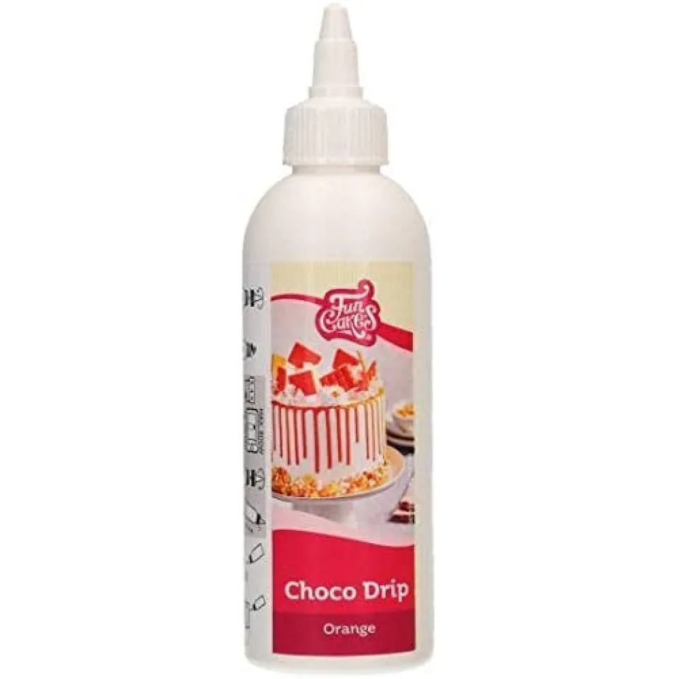 funcakes-cake-drip-zuckerglasur-orange-180-g image 1