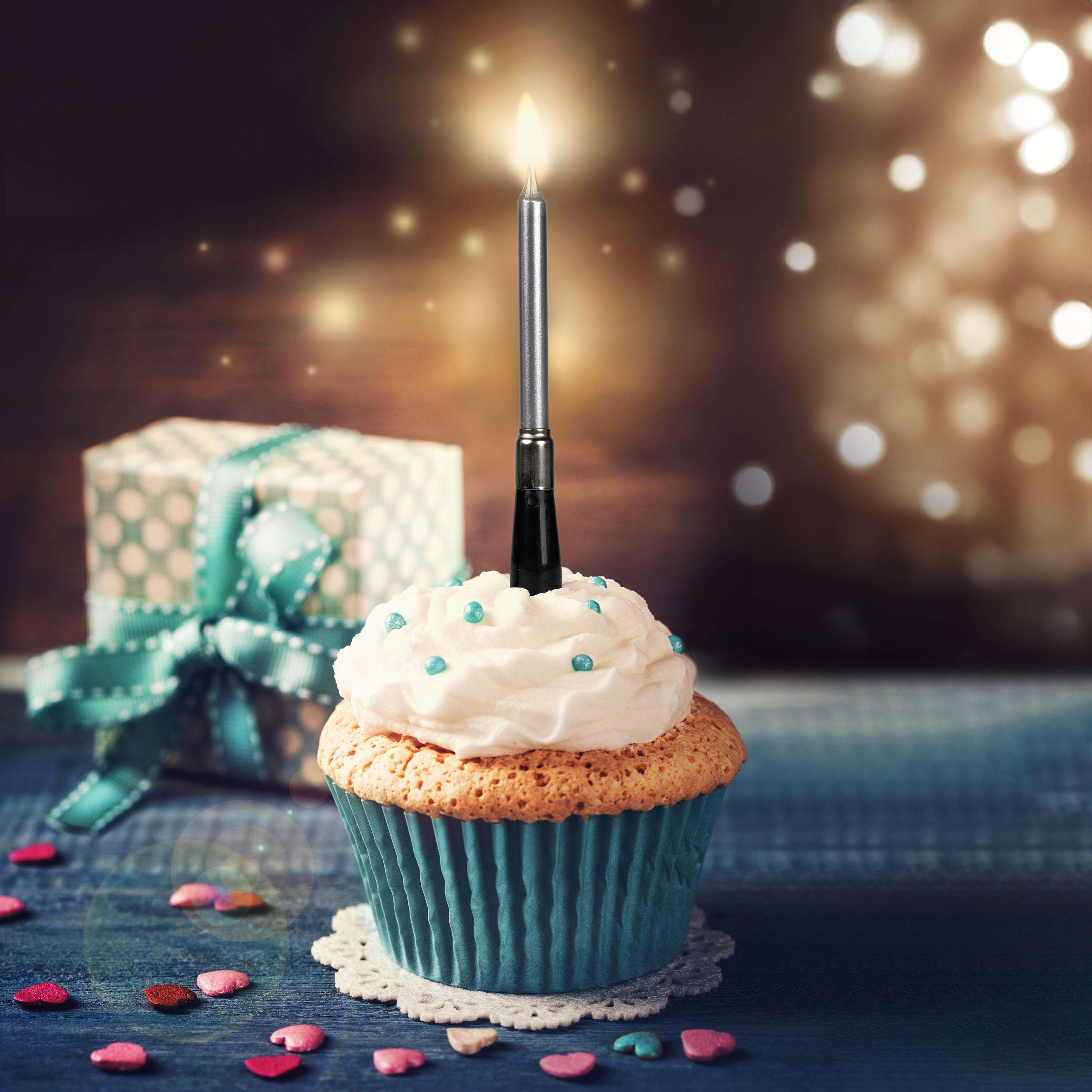 decocino-musikkerze-happy-birthday-silber-by-amira-1-st-ck-kerze-mit-melodie image 2