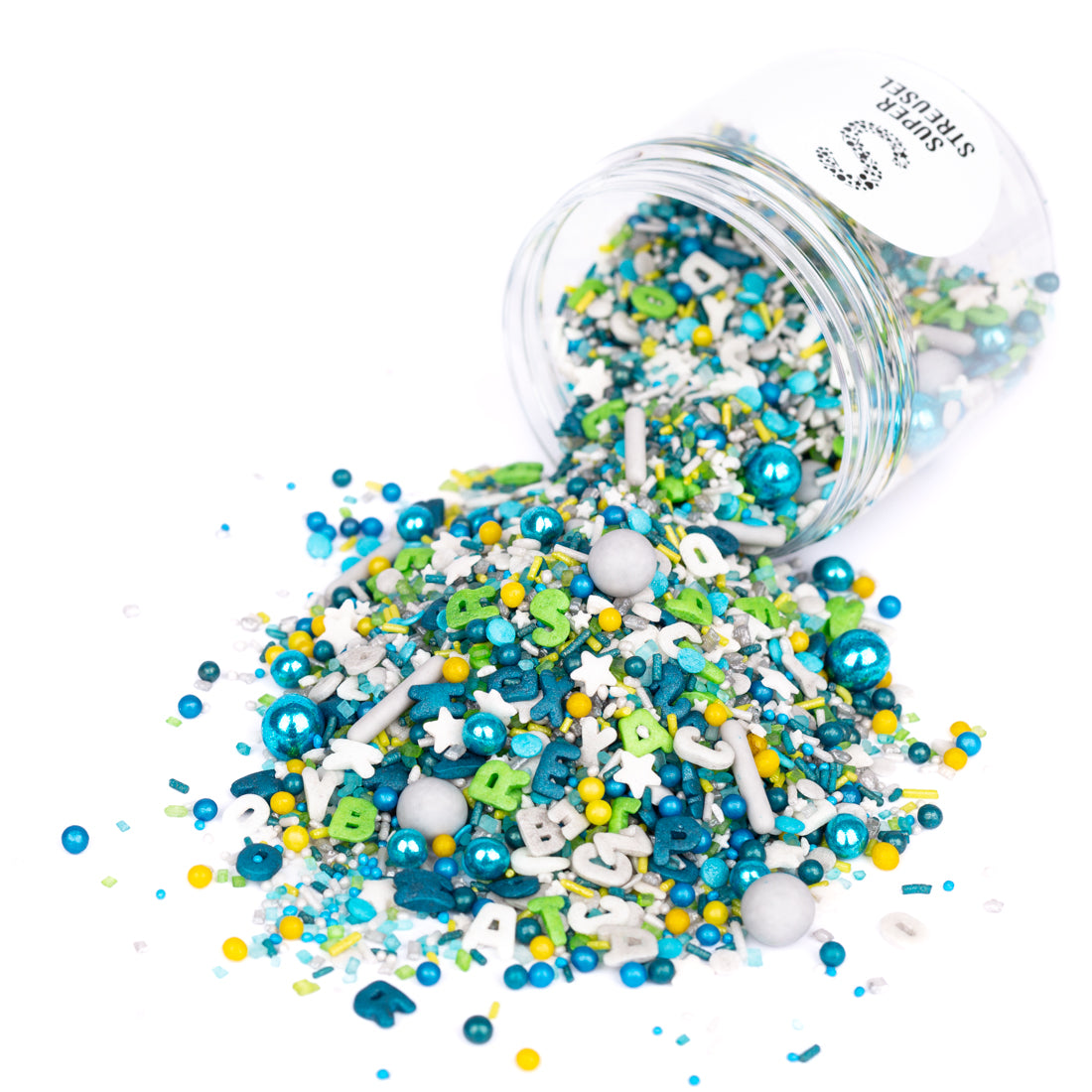 super-streusel-gro-epause-streuselmix-abc-buchstaben-einschulung-blau-silber image 3