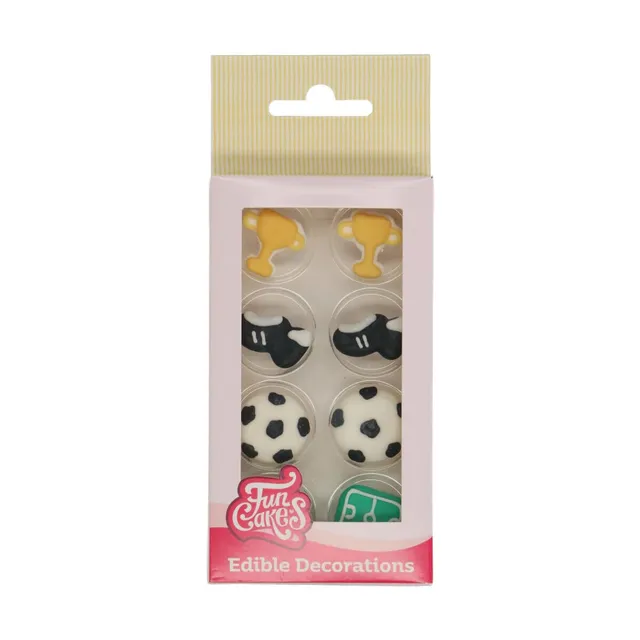 funcakes-sugar-decorations-football-zuckerfiguren-8-st-ck image 1