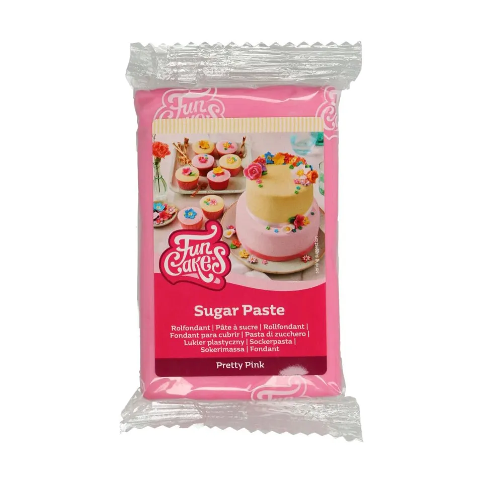 funcakes-rollfondant-pretty-pink-fondant-zum-eindecken-250-g image 1