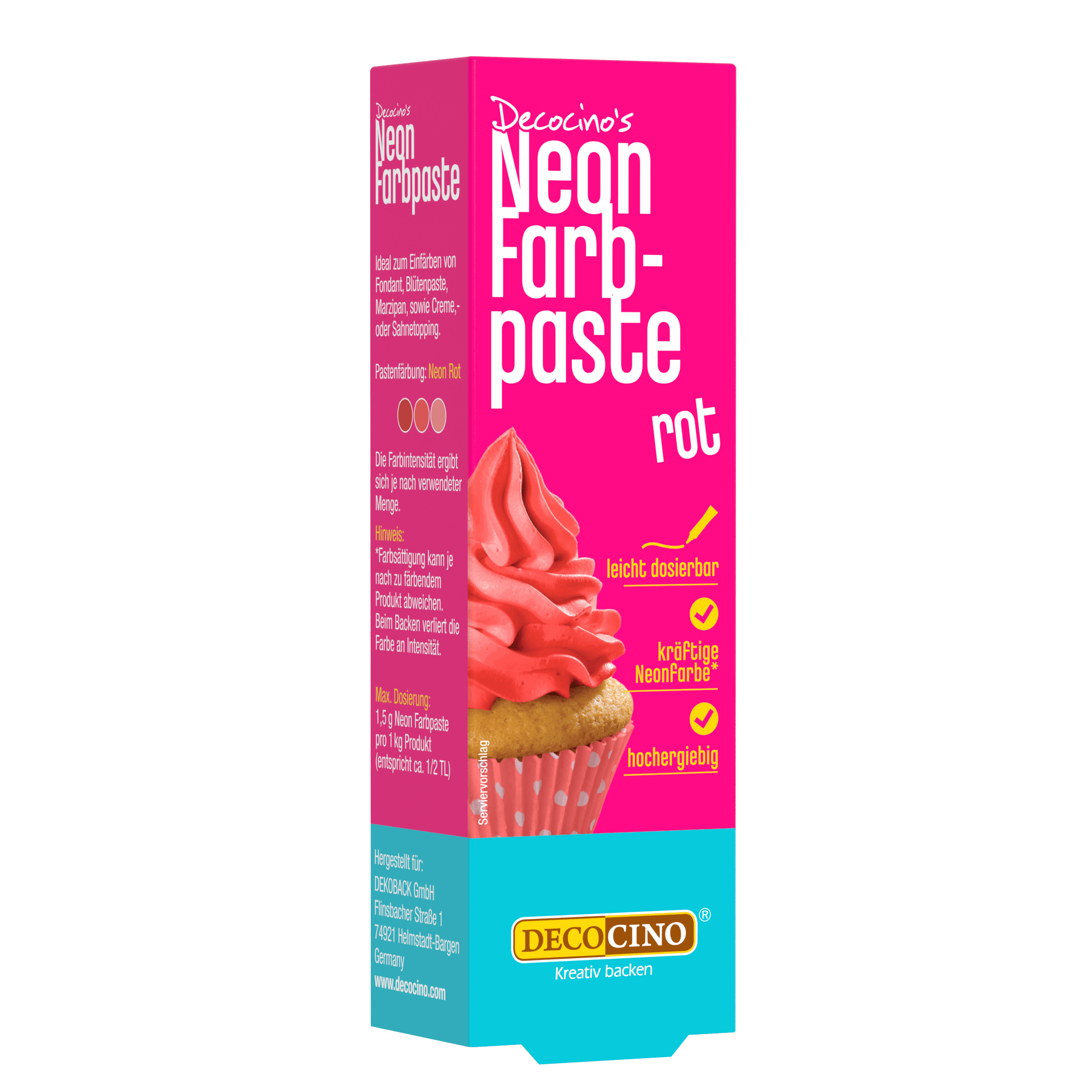 decocino-neon-farbpaste-rot-25g-lebensmittelfarbe-f-r-red-velvet image 1