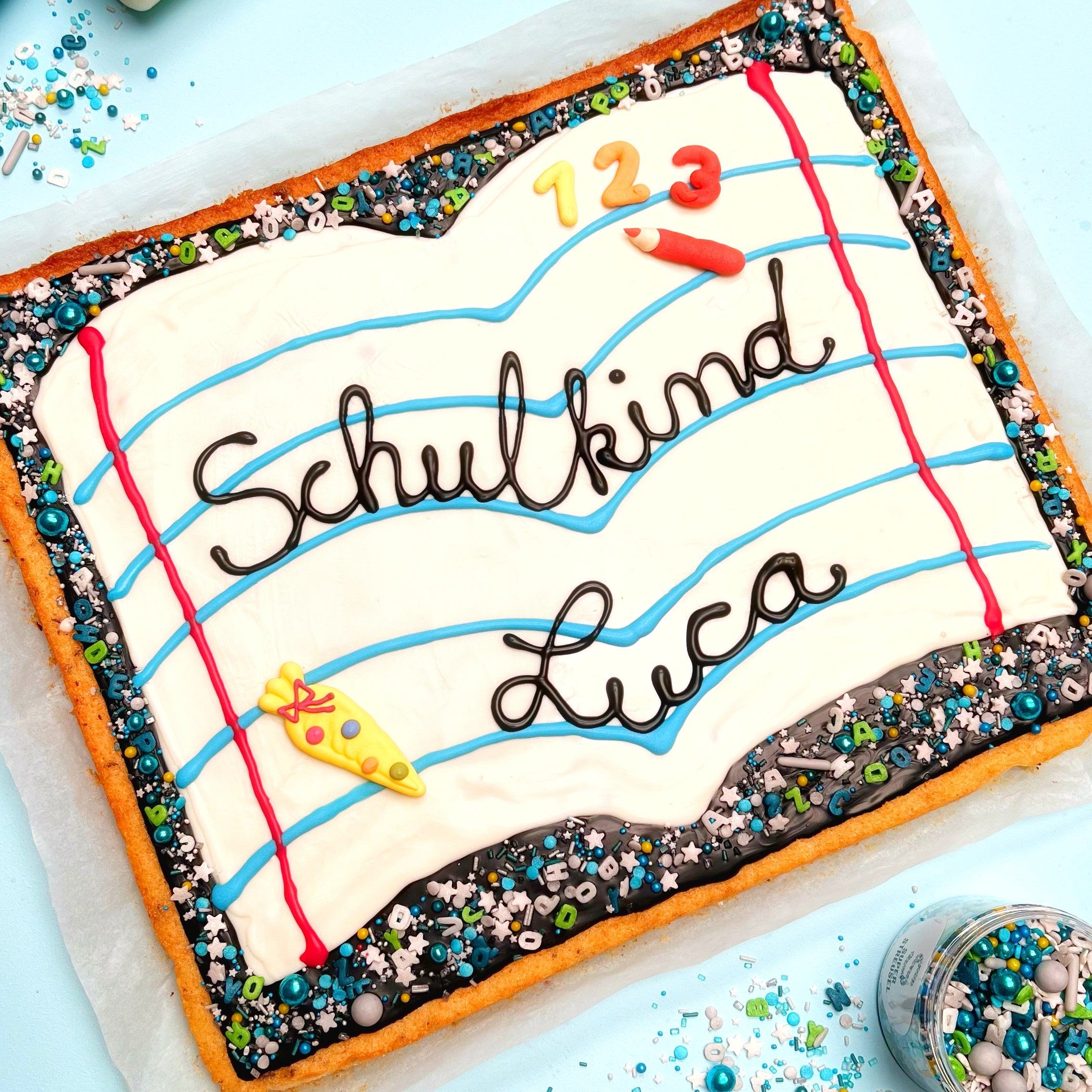 super-streusel-gro-epause-streuselmix-abc-buchstaben-einschulung-blau-silber image 5