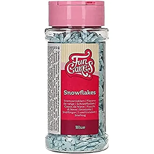 funcakes-snowflakes-zuckerstreusel-blue-50-g image 1