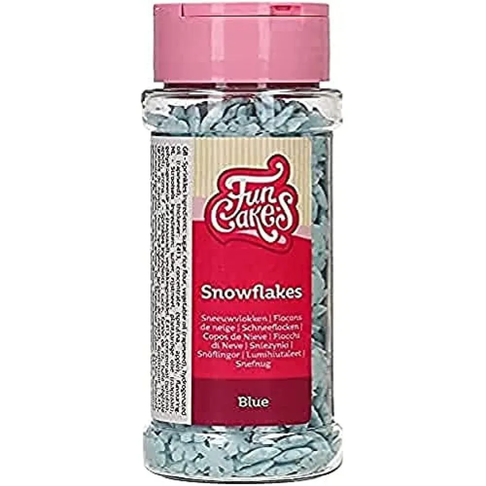 funcakes-snowflakes-zuckerstreusel-blue-50-g image 1