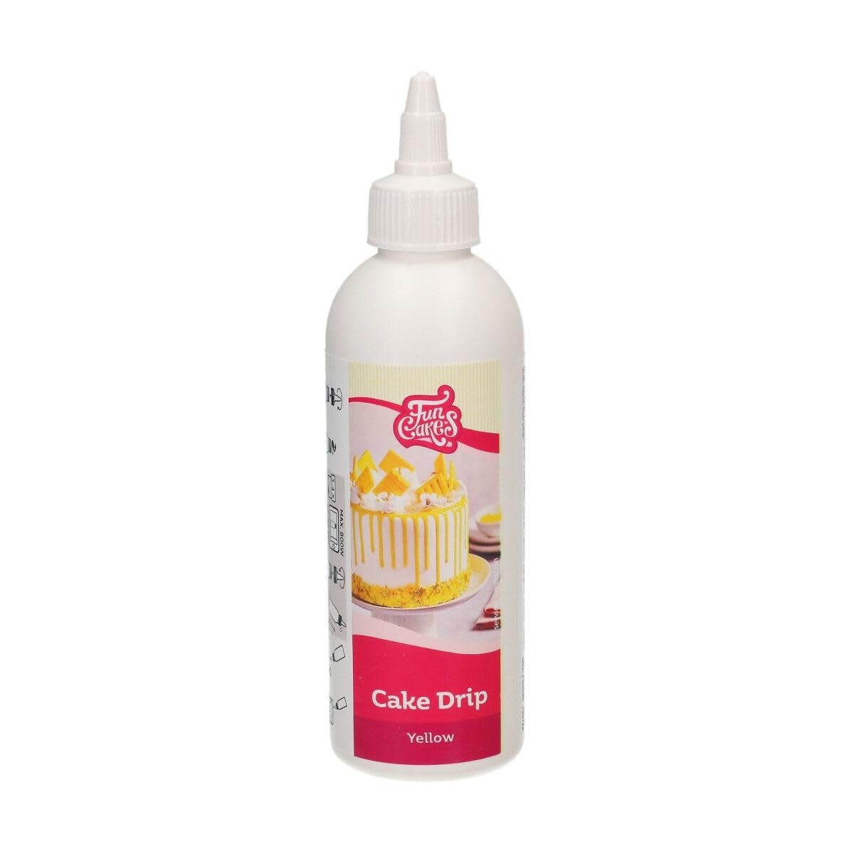 funcakes-cake-drip-zuckerglasur-yellow-180-g-quetschflasche image 1