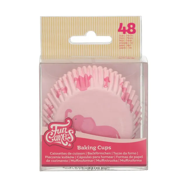 funcakes-baking-cups-baby-pink-cupcake-und-muffinf-rmchen-48-st-ck image 1