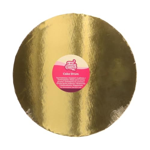 funcakes-cake-drum-round-tortenunterlage-gold-33-cm image 3