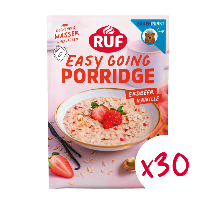 ruf-monats-vorrat-porridge-erdbeer-vanille-30-st-ck-haferbrei image 1
