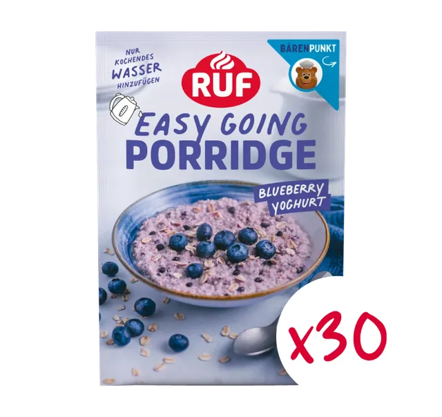 ruf-monats-vorrat-porridge-blueberry-yoghurt-to-go-30-x-60-g image 1