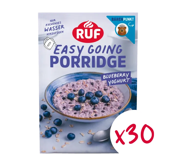 ruf-monats-vorrat-porridge-blueberry-yoghurt-to-go-30-x-60-g image 1