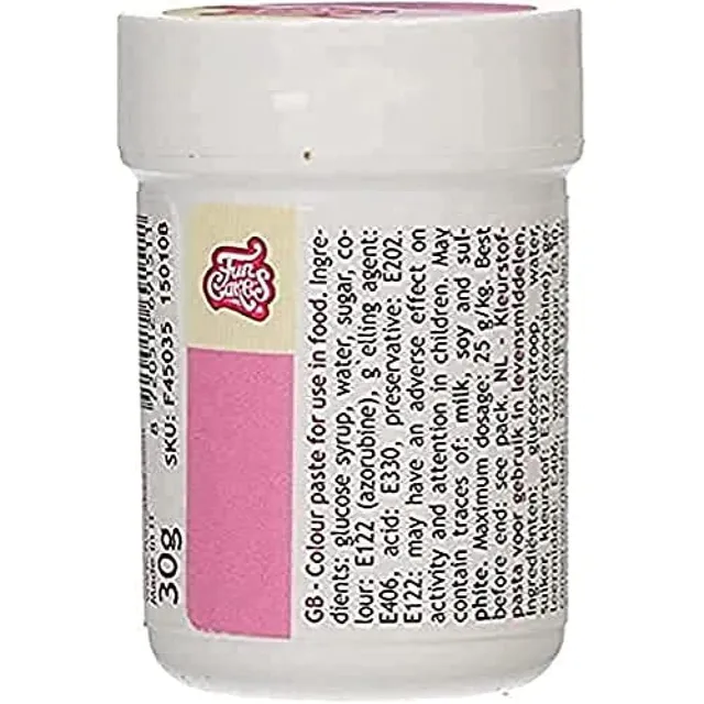 funcakes-food-colour-paste-lebensmittelfarbpaste-pink-30-g image 1