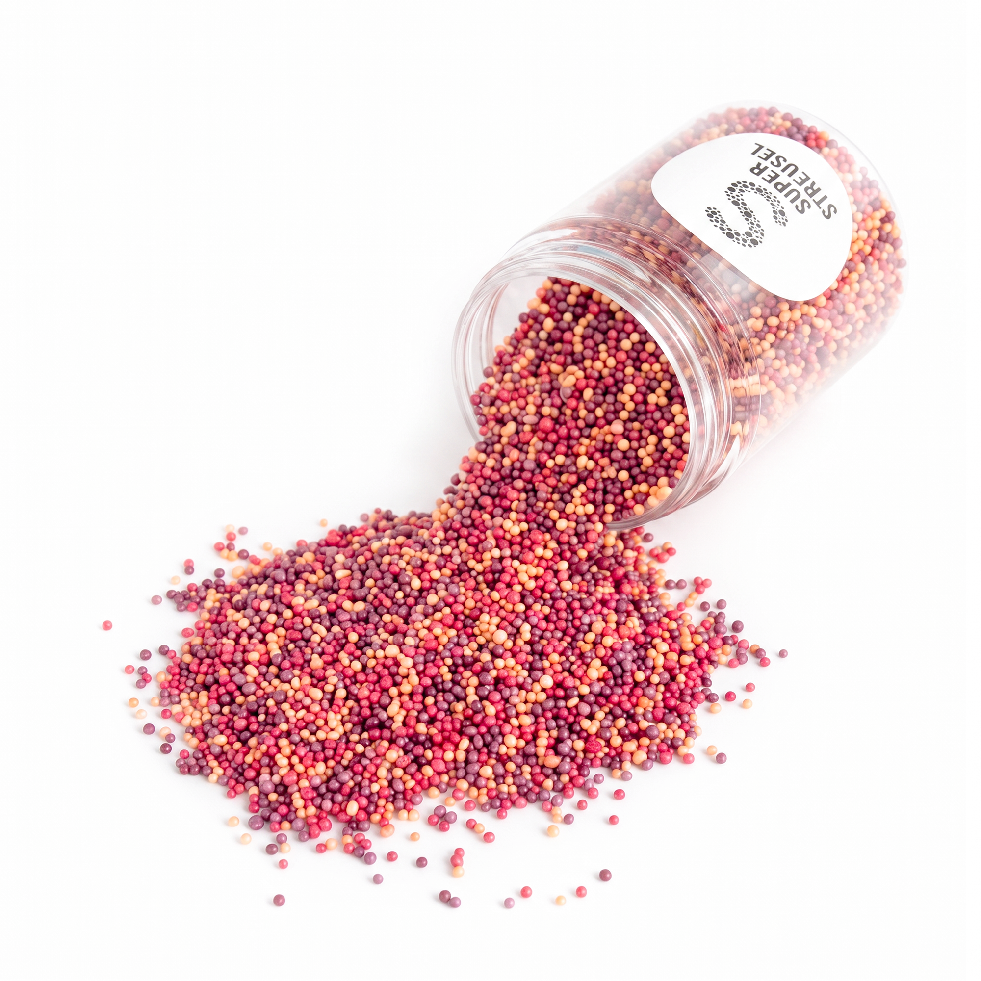 super-streusel-beerentr-umchen-streuselmix-dotcake-mix-in-lila-pink-apricot image 3