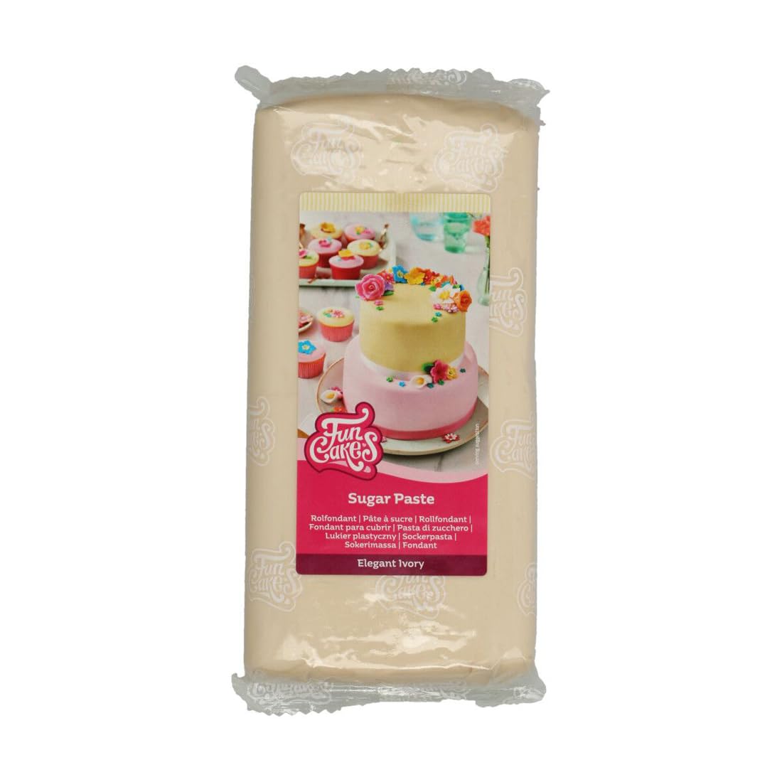 funcakes-sugar-paste-rollfondant-elegant-ivory-1-kg image 1