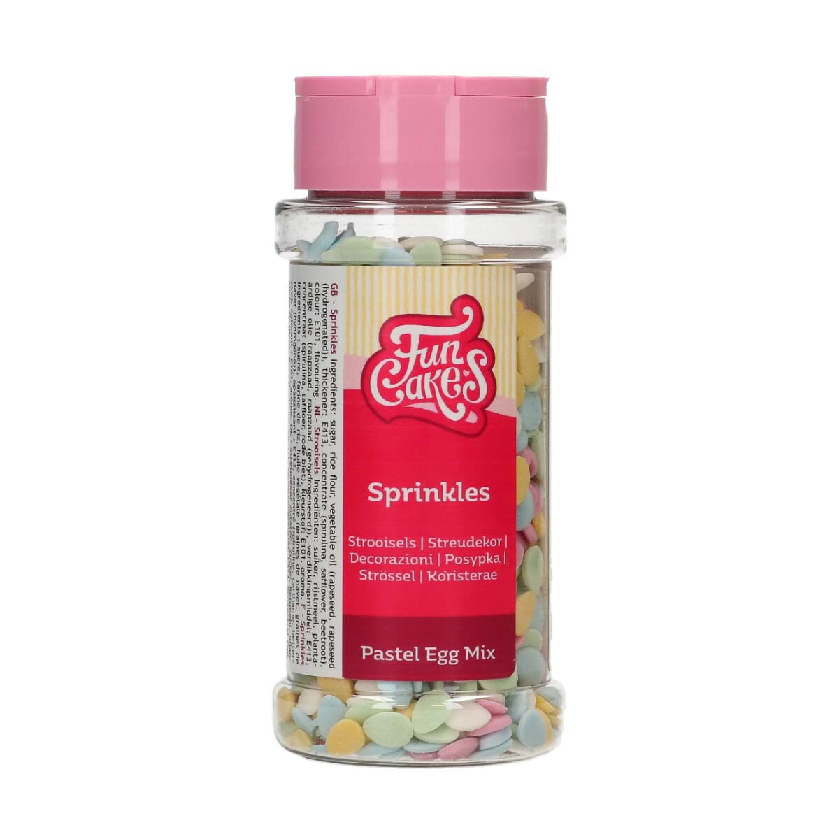 funcakes-sprinkles-pastel-egg-mix-zuckerstreusel-60-g image 1