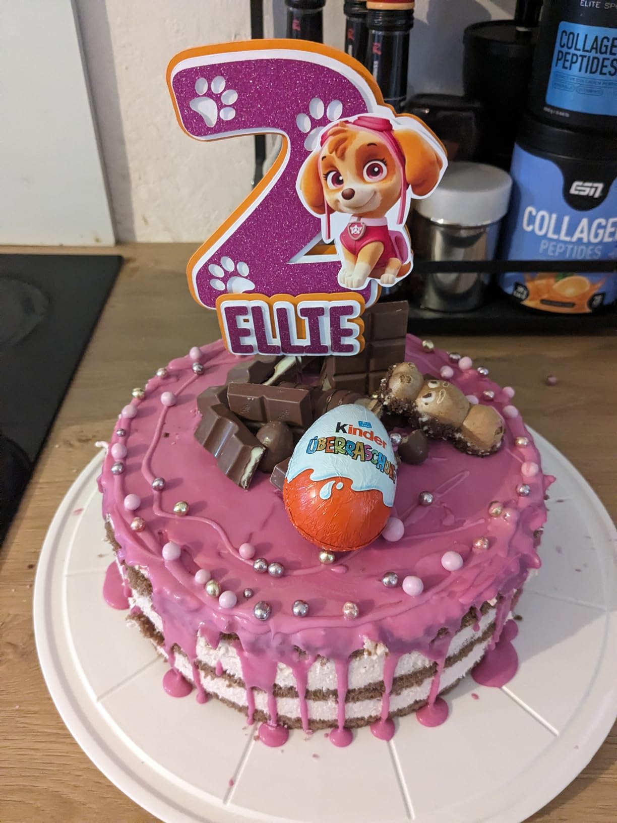 Perfekter Drip für Tauftorte