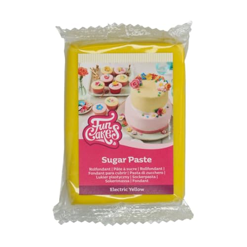 funcakes-rollfondant-electric-yellow-250-g-sugar-paste-zum-eindecken image 4
