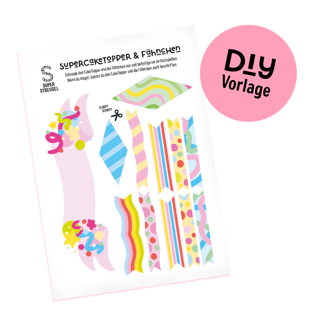 super-streusel-superbackset-konfettiedition-back-dekoset-konfettitorte image 6