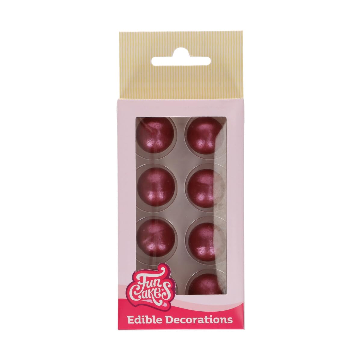 funcakes-chocolate-balls-schokokugeln-rot-8-st-ck-ca-2-cm image 1