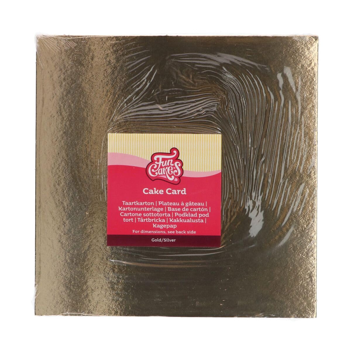 funcakes-cake-card-square-tortenunterlage-30-cm-3-st-ck-gold-silber image 5