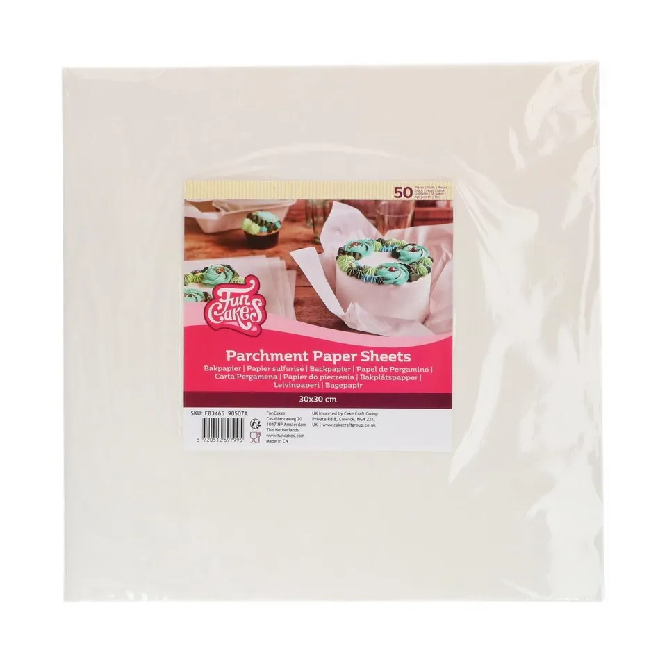 funcakes-parchment-paper-sheets-pergamentpapier-30x30-cm-50-st-ck image 1