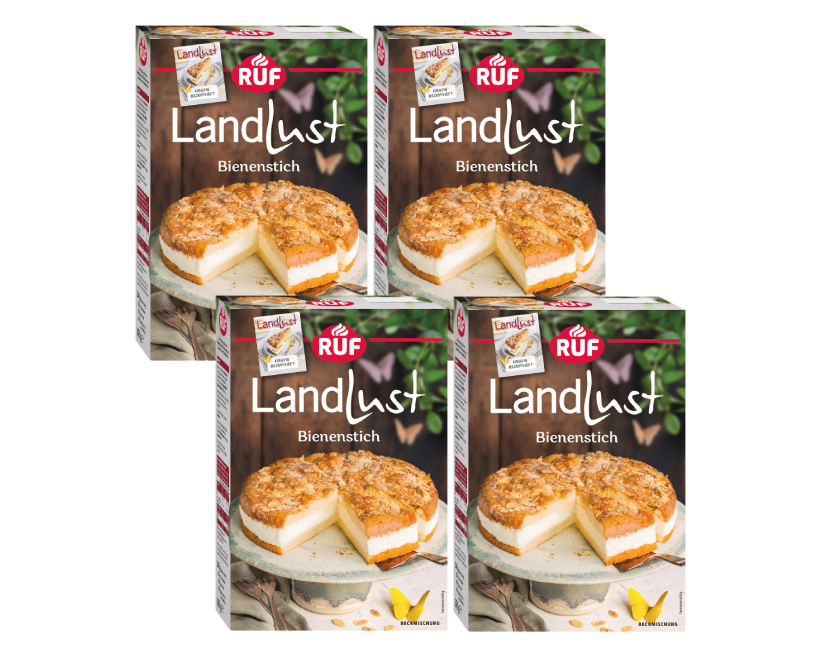 ruf-landlust-bienenstich-set-4-st-ck-r-hrkuchen-mit-vanille-mandel image 1