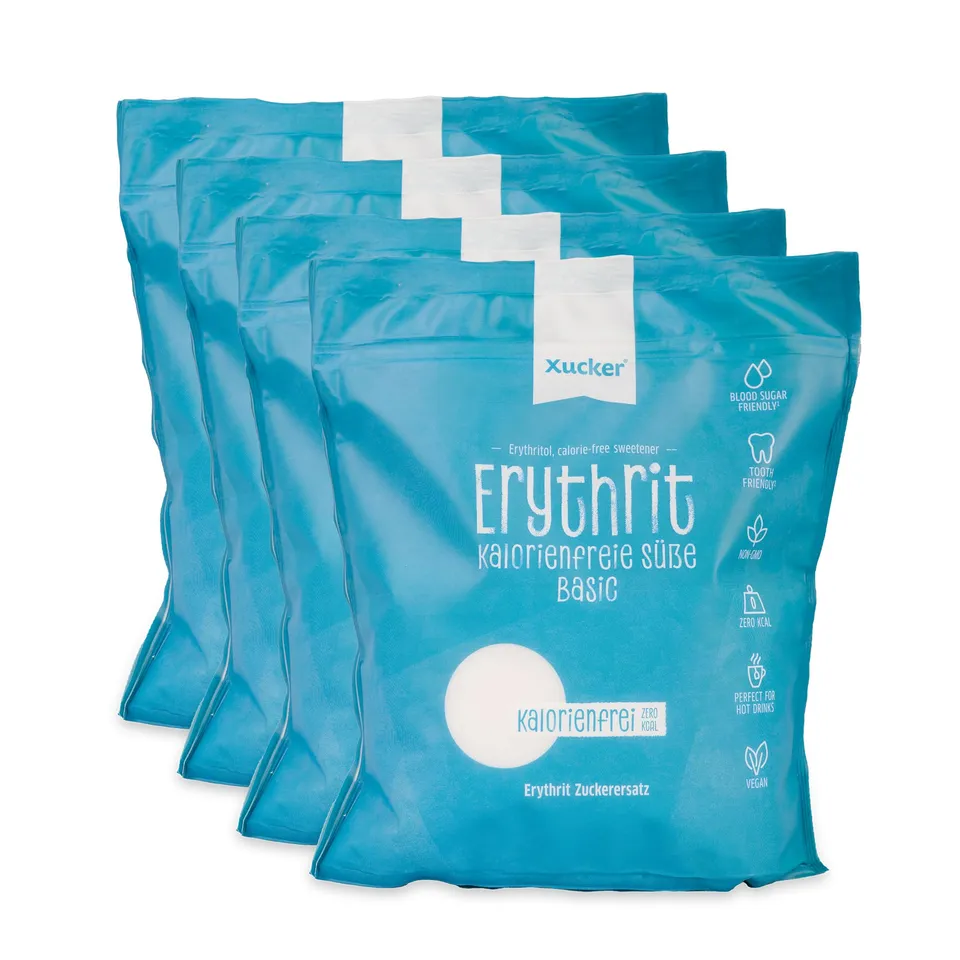 xucker-basic-erythrit-kalorienfreier-zuckerersatz-4-x-1-kg-nachf-llbeutel image 1