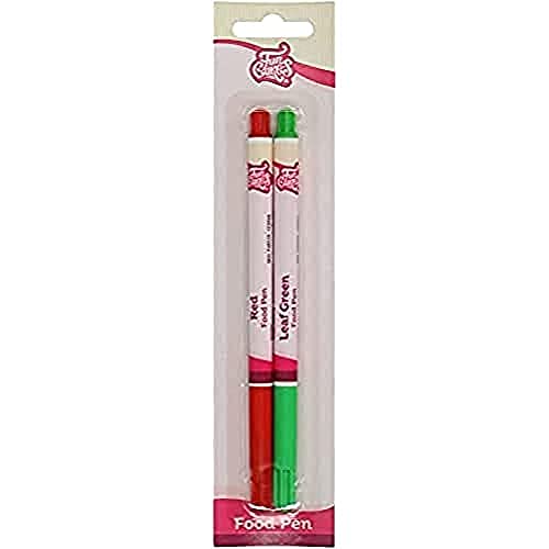 funcakes-food-pen-rot-gr-n-lebensmittelfarbstift-2er-set image 6