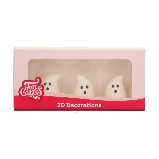 funcakes-zuckerfiguren-3d-ghosts-zuckerdekoration-3-st-ck image 1